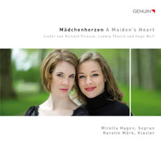 CD album cover 'Mädchenherzen' (GEN 16415) with Mirella Hagen, Kerstin Mörk