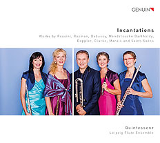 CD album cover 'Incantations' (GEN 16421) with Quintessenz