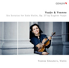 CD album cover 'Ysaÿe & Yvonne' (GEN 16417) with Yvonne Smeulers