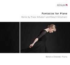 CD album cover 'Fantasias for Piano' (GEN 16413) with Natalia Ehwald