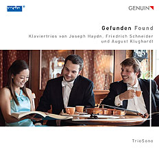 Gefunden CD album cover 'Gefunden' (GEN 16426) with TrioSono
