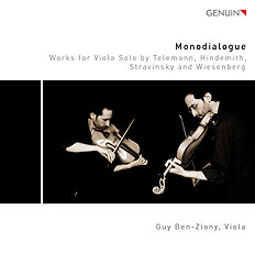 CD album cover 'Monodialogue' (GEN 16423) with Guy Ben-Ziony