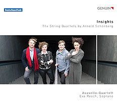 CD album cover 'Insights' (GEN 16429) with Asasello-Quartett, Eva Resch