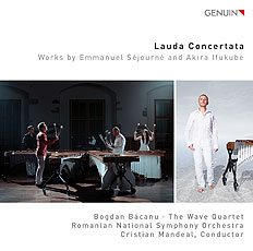 CD album cover 'Lauda Concertata' (GEN 16441) with Bogdan B�canu, The Wave Quartet ...