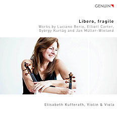 CD album cover 'Libero, fragile' (GEN 17456) with Elisabeth Kufferath