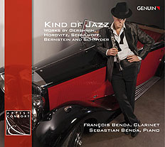 CD album cover 'Kind of Jazz' (GEN 17465) with Fran�ois Benda, Sebastian Benda