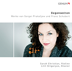 CD album cover 'Gegenwelten' (GEN 17472) with Sarah Christian, Lilit Grigoryan
