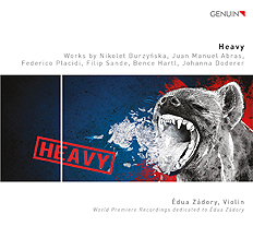 Heavy CD album cover 'Heavy ' (GEN 17473) with Édua Zádory