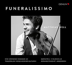 CD album cover 'Funeralissimo' (GEN 17486) with Matthias Well, Maria Well, Zdravko Živkovic