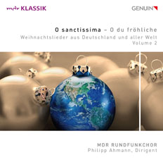 CD album cover 'O sanctissima – O du fröhliche' (GEN 17484) with MDR-Rundfunkchor, Philipp Ahmann