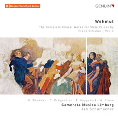 CD album cover 'Wehmut' (GEN 17474) with Camerata Musica Limburg, Jan Schumacher, Christoph Prégardien ...