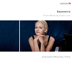 CD album cover 'Souvenirs' (GEN 18494) with Aleksandra Mikulska