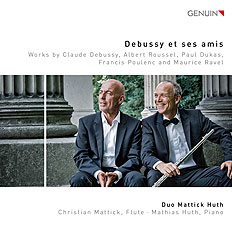 Debussy et ses amis CD album cover 'Debussy et ses amis' (GEN 18600) with Christian Mattick, Mathias Huth