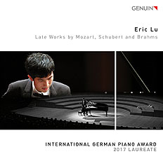 CD album cover 'Eric Lu' (GEN 18603) with Eric Lu
