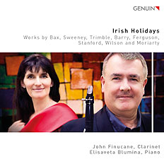 CD album cover 'Irish Holidays' (GEN 18495) with John Finucane, Elisaveta Blumina