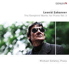 CD album cover 'Leonid Sabaneev' (GEN 18612) with Michael Schäfer
