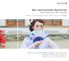 CD album cover 'Das koreanische Kunstlied' (GEN 18602) with Yoora Lee-Hoff, Michael Schtze, Marie-Luise Kahle