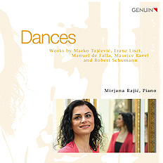 CD album cover 'Dances' (GEN 19554) with Mirjana Rajic