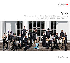 CD album cover 'Opera' (GEN 19652) with 10forBrass