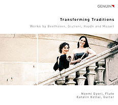 Transforming Traditions CD album cover 'Transforming Traditions' (GEN 19640) with Noemi Gyori, Katalin Koltai