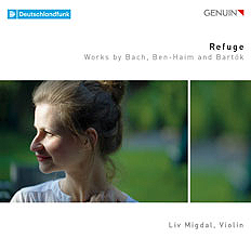 CD album cover 'Refuge' (GEN 19656) with Liv Migdal