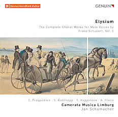 CD album cover 'Elysium' (GEN 19654) with Camerata Musica Limburg, Jan Schumacher, Christoph Pr�gardien ...