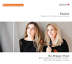 CD album cover 'Enescu' (GEN 19642) with Marie Radauer-Plank, Henrike Br�ggen