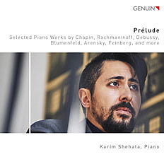 CD album cover 'Pr�lude' (GEN 19653) with Karim Shehata