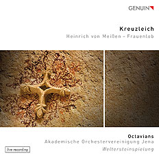 CD album cover 'Kreuzleich' (GEN 19657) with Octavians, Akademische Orchestervereinigung Jena, Sebastian Krahnert ...