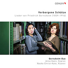 Verborgene Schätze CD album cover 'Verborgene Schätze ' (GEN 19662) with Gernsheim-Duo, Naoko Christ-Kato, Anna Gann