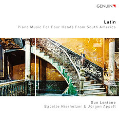 CD album cover 'Latin' (GEN 20685) with Duo Lontano, Babette Hierholzer, Jürgen Appell