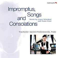 CD album cover 'Impromptus, Songs and Consolations' (GEN 20556) with Viacheslav Apostel-Pankratowsky