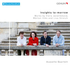 CD album cover 'Insights to-morrow' (GEN 20639) with Asasello-Quartett