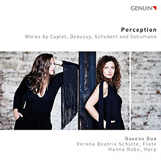Perception CD album cover 'Perception' (GEN 20691) with Queens Duo