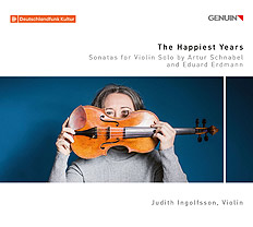 CD album cover 'The Happiest Years' (GEN 20711) with Judith Ingolfsson