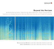 CD album cover 'Beyond the Horizon' (GEN 20695) with Nora-Louise M�ller, �kos Hoffmann
