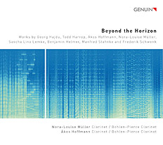 Beyond the Horizon CD album cover 'Beyond the Horizon' (GEN 20695) with Nora-Louise Müller, Ákos Hoffmann
