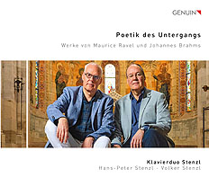 CD album cover 'The Poetry of Decay' (GEN 20719) with Klavierduo Stenzl