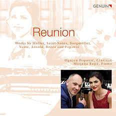 CD album cover 'Reunion' (GEN 20557) with Mirjana Rajic, Ognjen Popovic
