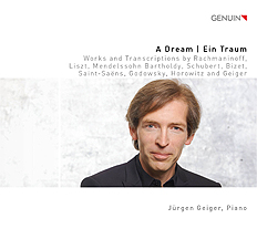 CD album cover 'A Dream | Ein Traum' (GEN 21726) with J�rgen Geiger