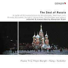 CD album cover 'The Soul of Russia' (GEN 21727) with Ilona Then-Bergh, Wen-Sinn Yang, Michael Schäfer
