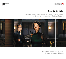 CD album cover 'Fin de Siècle' (GEN 21729) with Bettina Aust, Robert Aust