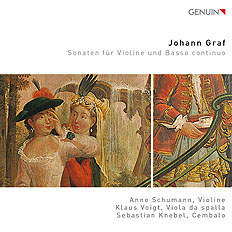 Johann Graf CD album cover 'Johann Graf' (GEN 21738) with Anne Schumann, Klaus Voigt, Sebastian Knebel