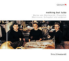 CD album cover 'nothing but tuba' (GEN 21753) with Trio 21meter60