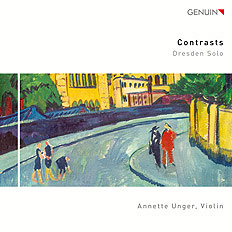 CD album cover 'Contrasts' (GEN 21750) with Annette Unger