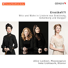 CD album cover 'Ernsthaft?!' (GEN 21758) with Alice Lackner, Imke Lichtwark