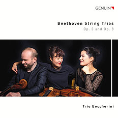 CD album cover 'Beethoven String Trios' (GEN 21757) with Trio Boccherini