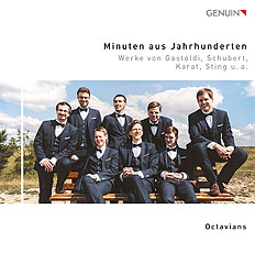 CD album cover 'Minutes from Centuries' (GEN 21755) with Octavians