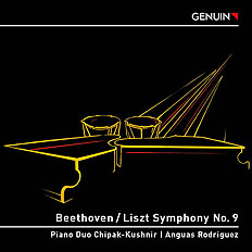 CD album cover 'Beethoven / Liszt Symphony No. 9' (GEN 21766) with Chipak-Kushnir Piano Duo ...