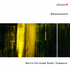 CD album cover 'Chiaroscuro' (GEN 22760) with Martin Christoph Redel, Hiroko Arimoto, Felix Brucklacher ...